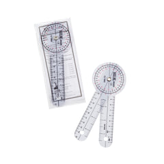 Baseline® 360Â° Head Plastic Goniometer, 6 Inch Arms