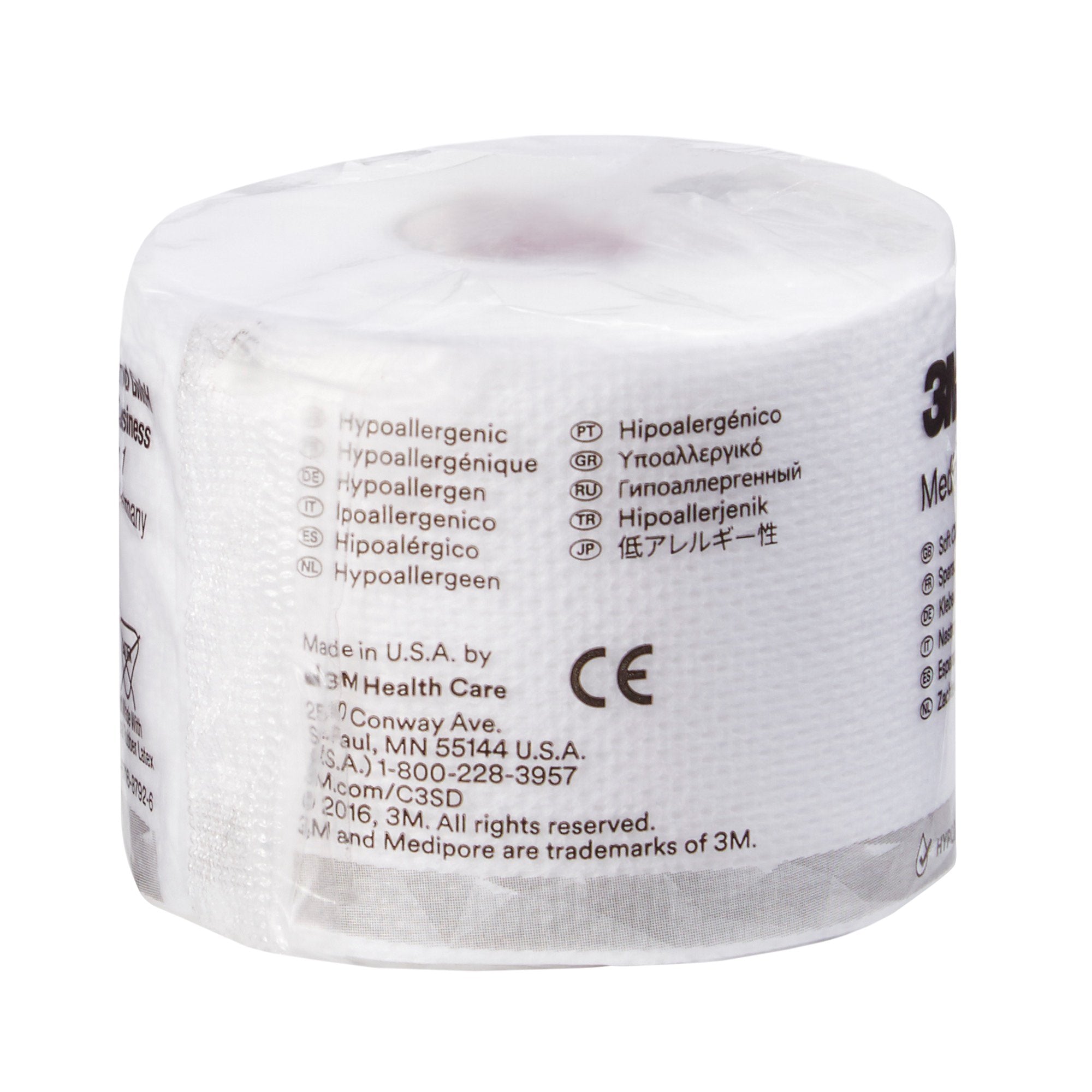 3M Medipore H Cloth Medical Tape, 2 Inch x 10 Yard, White