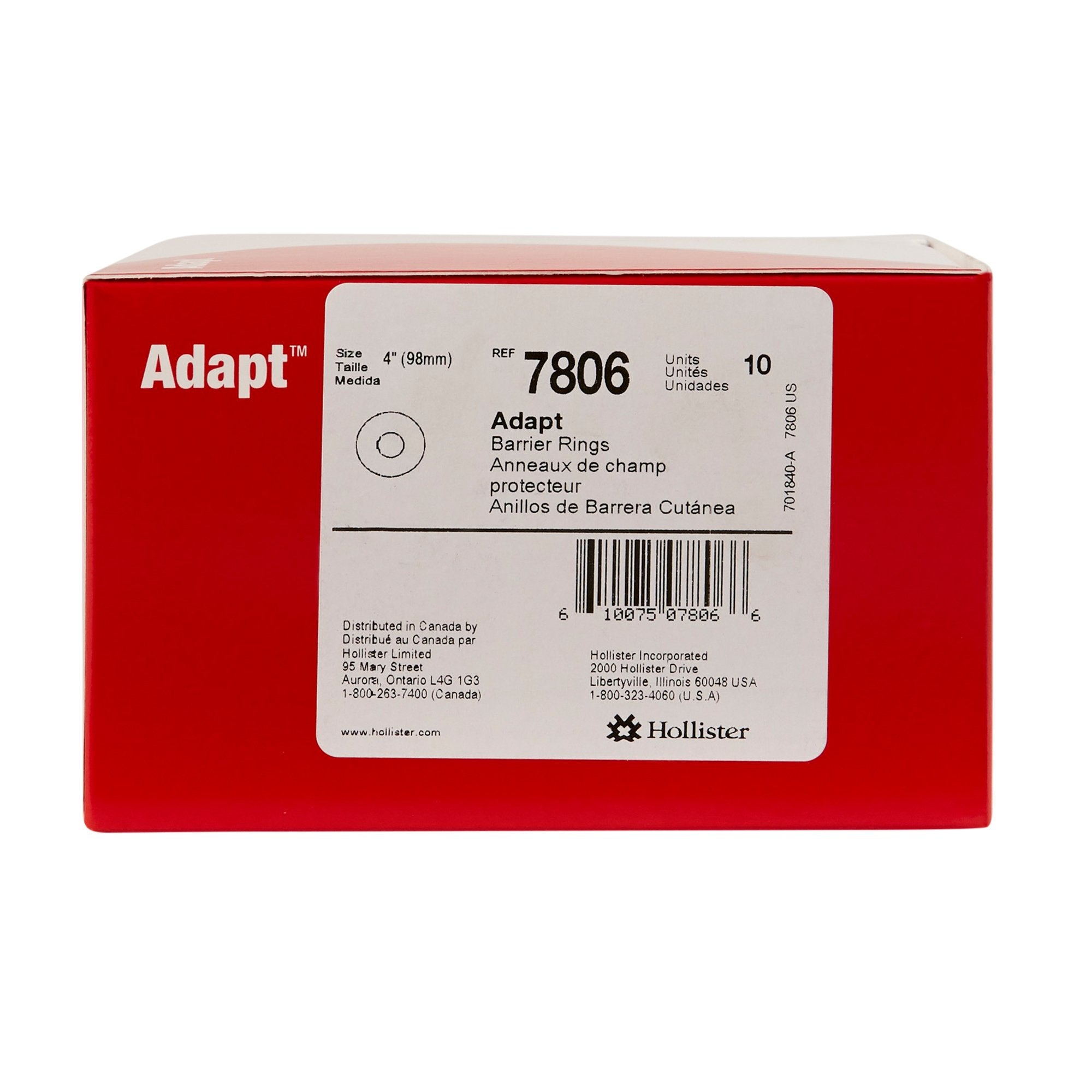 Adapt Colostomy Skin Barrier Ring, 4 Inch