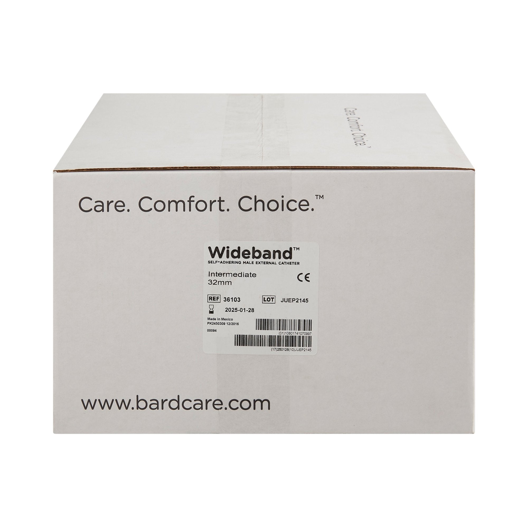 Bard Wide Band® Male External Catheter, Intermediate