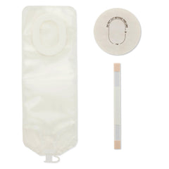 Pouchkins One-Piece Drainable Transparent Colostomy Pouch, 6 Inch Length, 7/8 to 1-3/8 Inch Stoma
