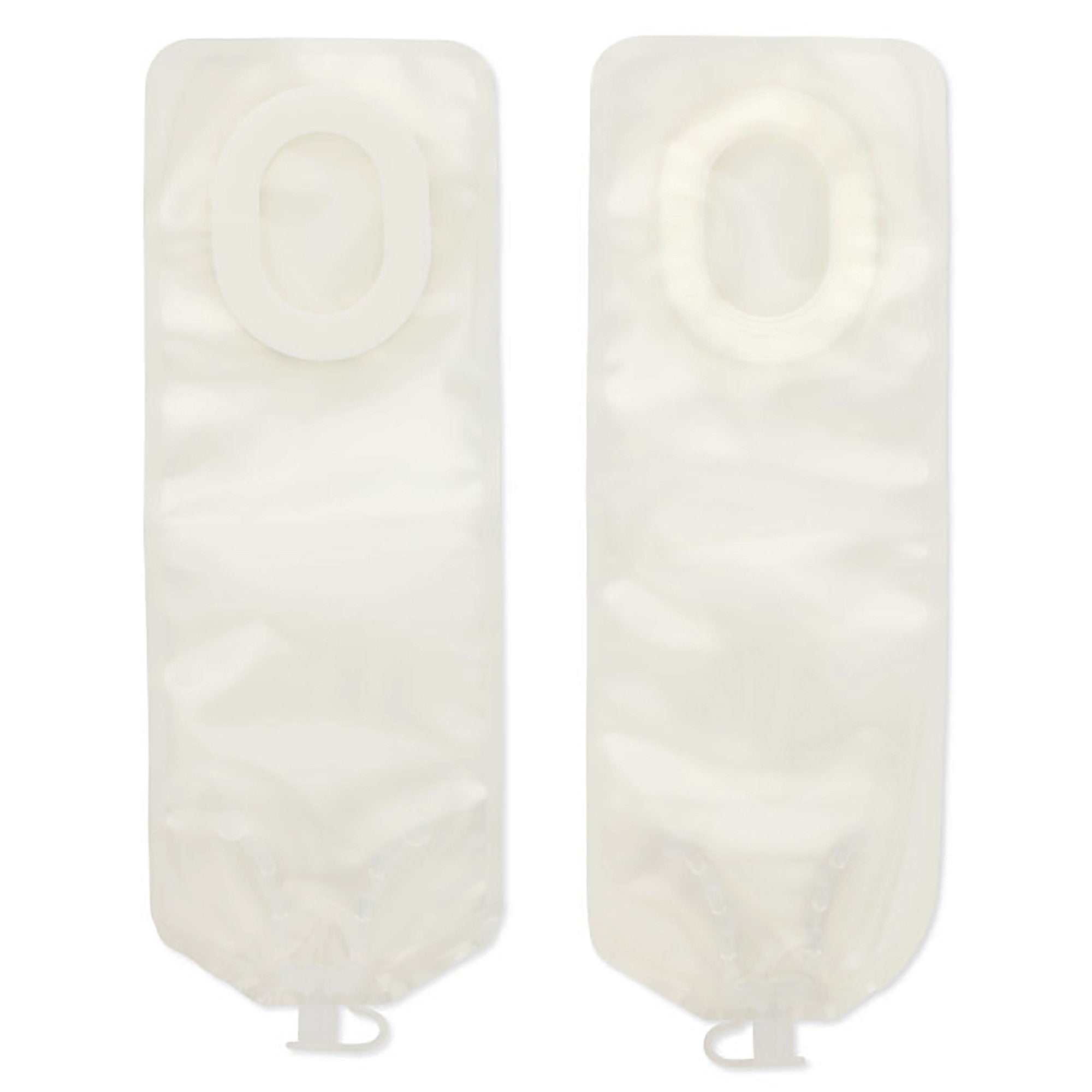 Pouchkins One-Piece Drainable Transparent Colostomy Pouch, 6 Inch Length, 7/8 to 1-3/8 Inch Stoma