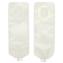 Pouchkins One-Piece Drainable Transparent Colostomy Pouch, 6 Inch Length, 7/8 to 1-3/8 Inch Stoma