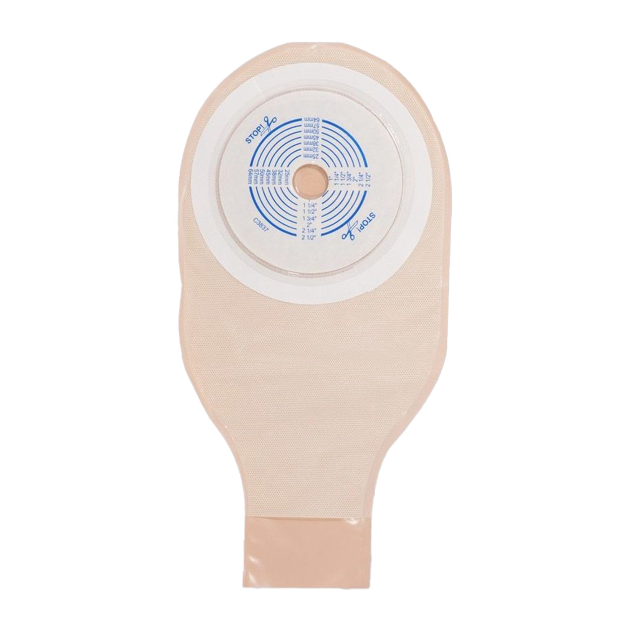 ActiveLife® One-Piece Drainable Opaque Colostomy Pouch, 12 Inch Length, 3/4 to 2Â½ Inch Stoma
