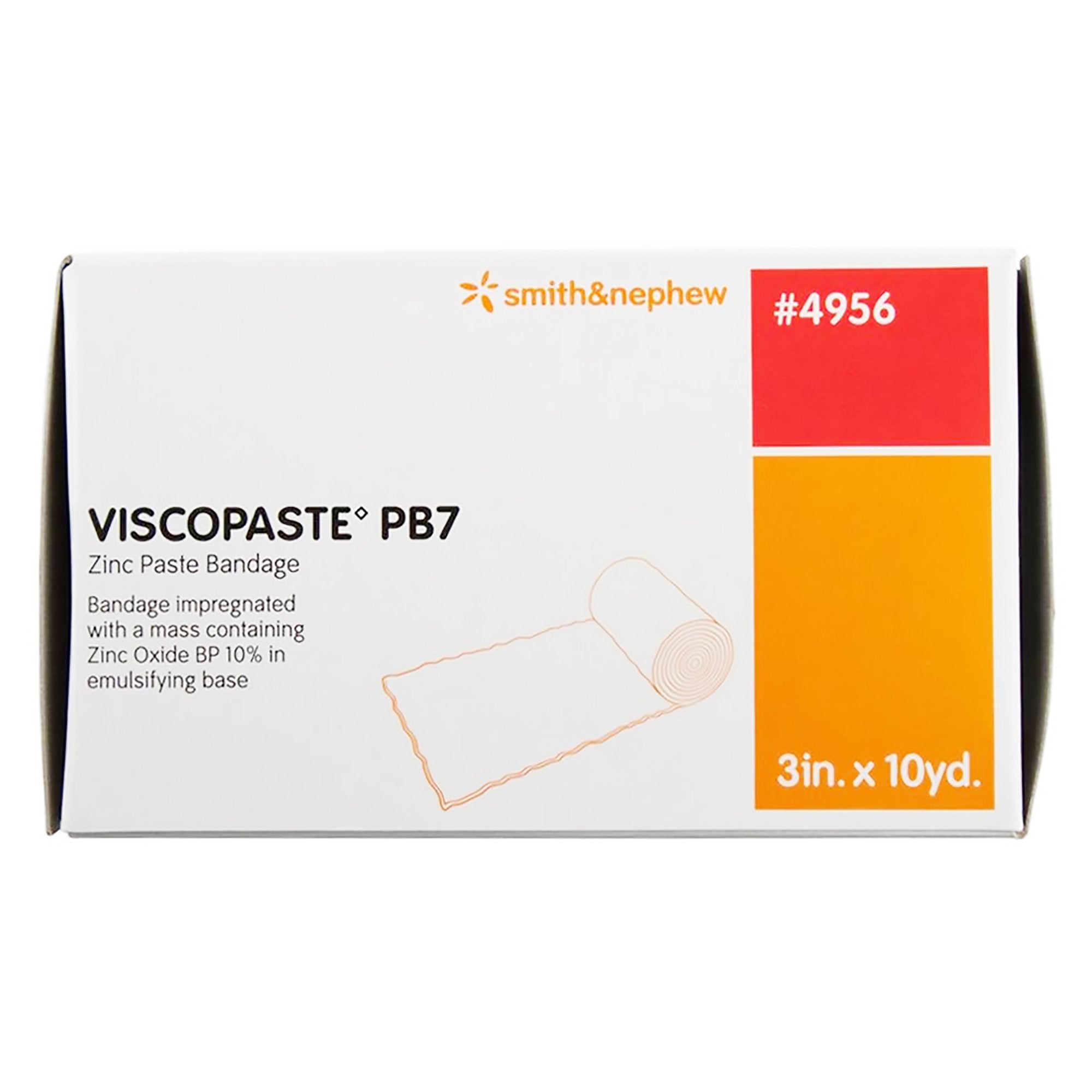 Viscopaste® PB7 Zinc Impregnated Dressing, 3 Inch x 10 Yard