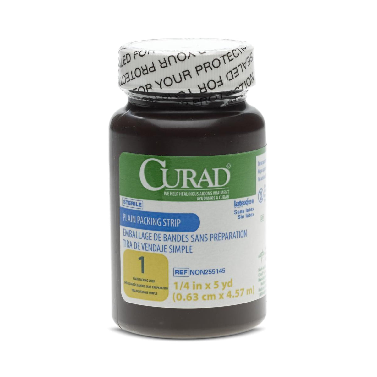 Curad® Nonimpregnated Wound Packing Strip, Â¼ Inch x 5 Yard