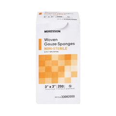 McKesson NonSterile Gauze Sponge, 3 x 3 Inch