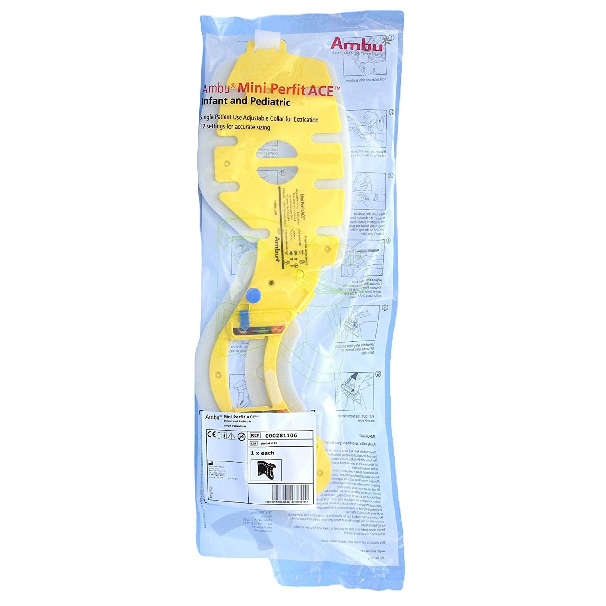 Ambu® Mini Perfit ACE Extrication Cervical Collar, One Size Fits Most Children