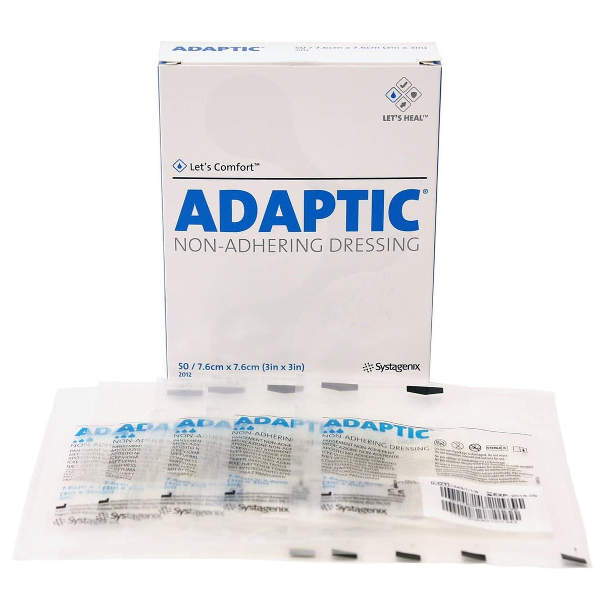 3M Adaptic Oil Emulsion Impregnated Dressing, 3 x 3 Inch
