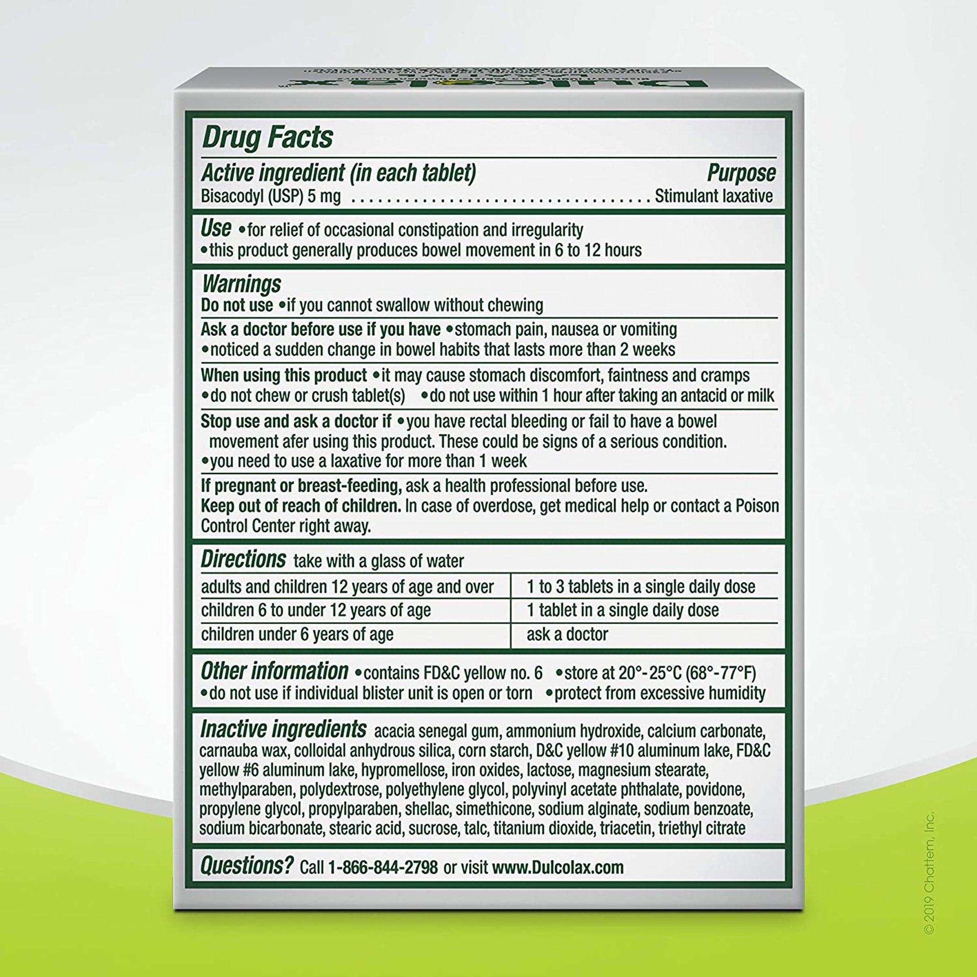 Dulcolax® Bisacodyl USP Laxative