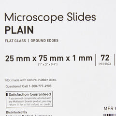 McKesson Plain Microscope Slide, 1 x 3 Inch