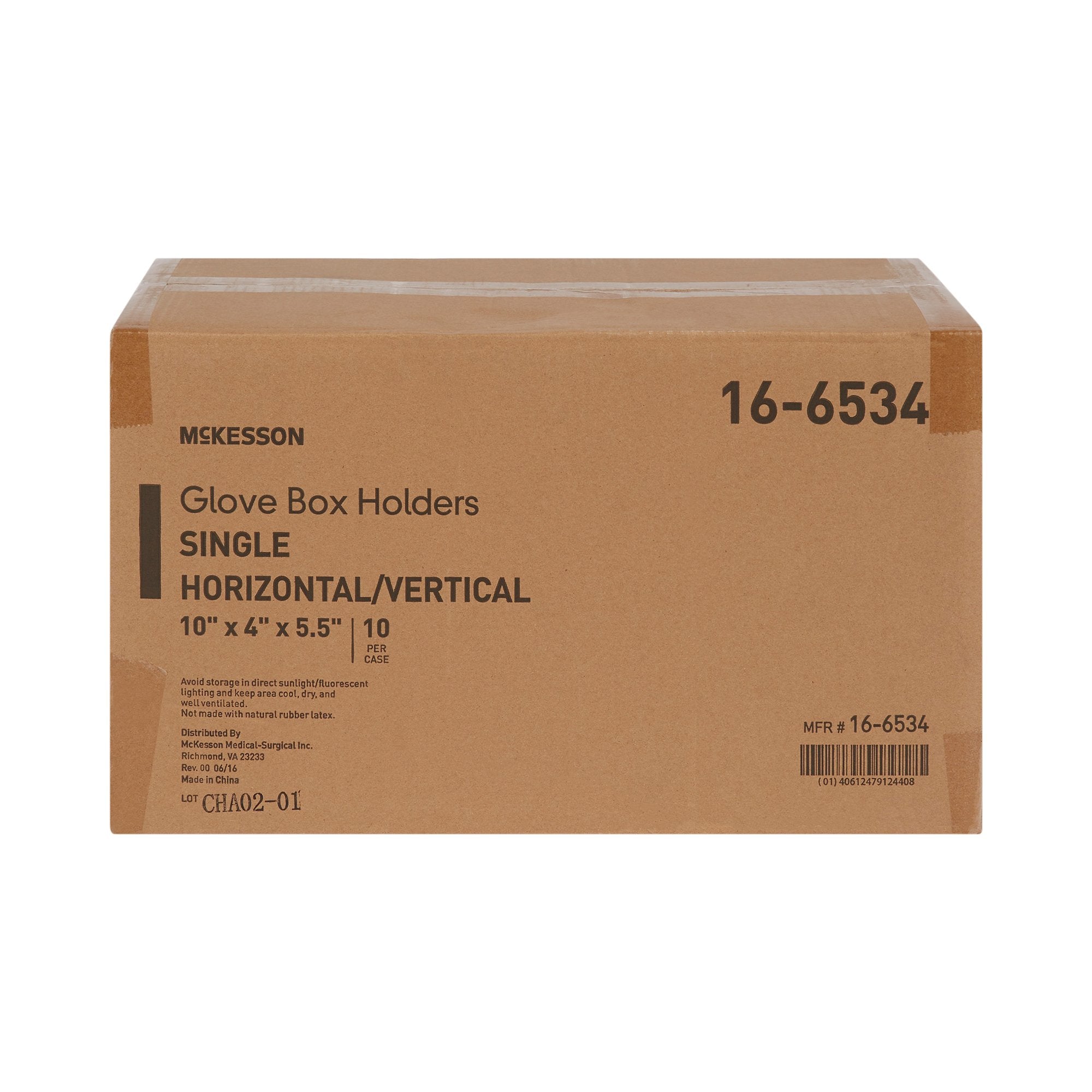 McKesson Glove Box Holder, 1-Box Capacity, Plastic