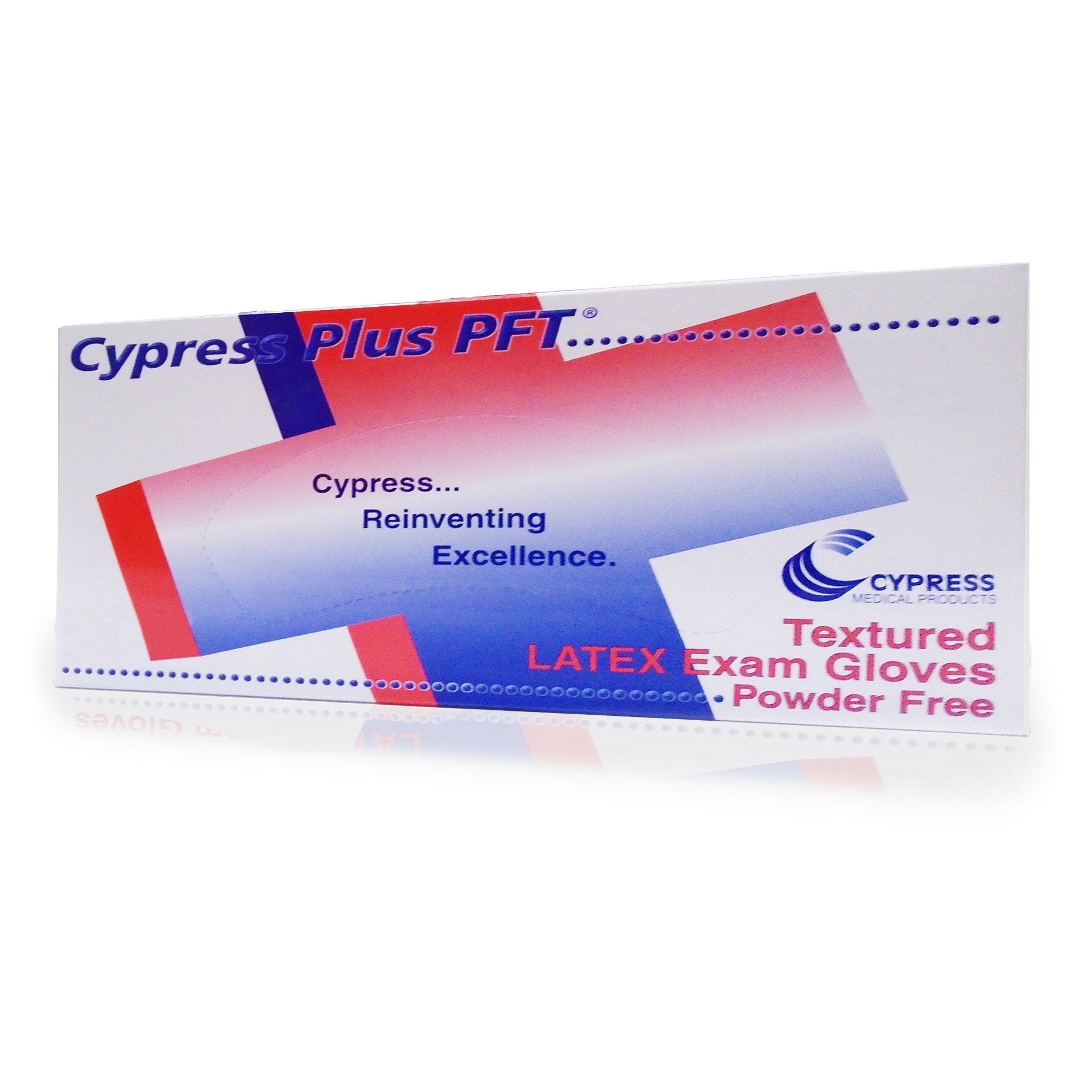 Cypress Plus® PFT Latex Standard Cuff Length Exam Glove, Extra Small, Ivory
