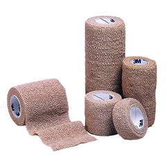 3M Coban Self-adherent Closure Cohesive Bandage, 3 Inch x 5 Yard, Tan