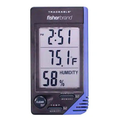 Fisherbrand Traceable® Digital Thermometer / Hygrometer, 32Â° to 122Â° F