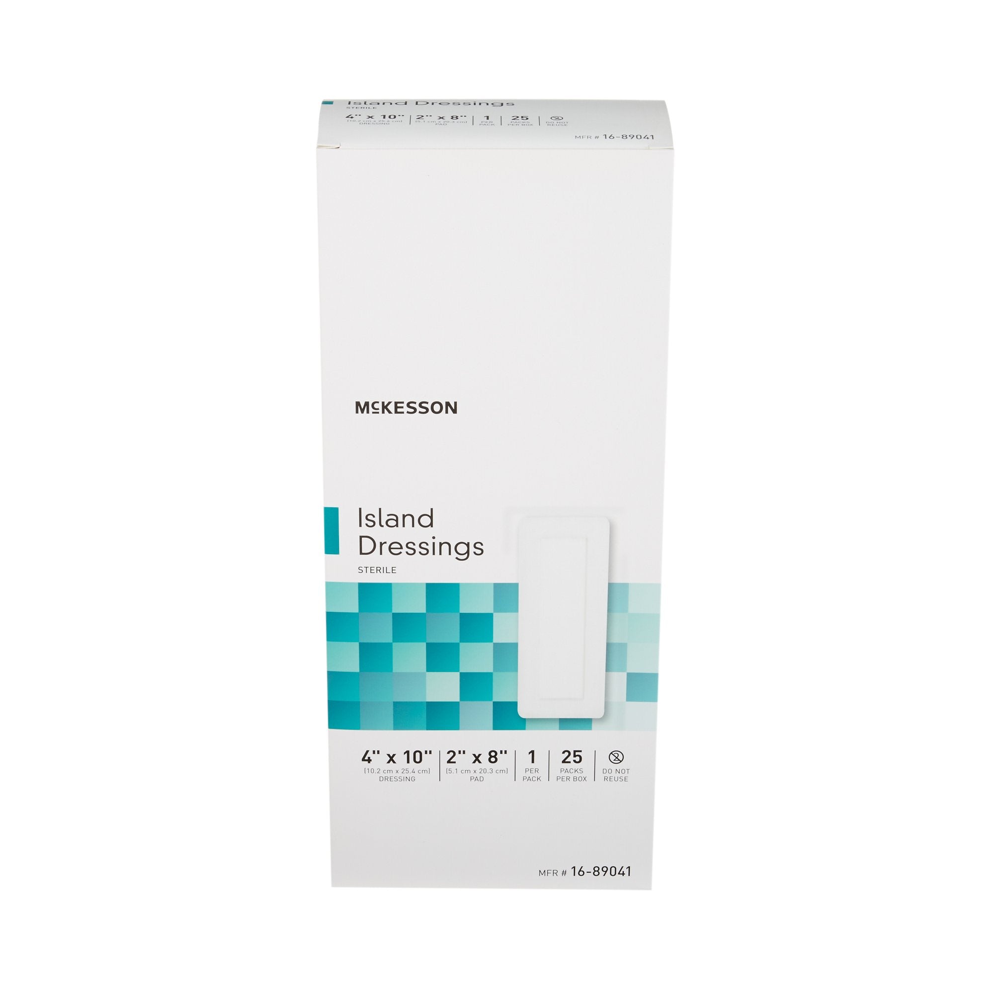 McKesson White Adhesive Dressing, 4 x 10 Inch