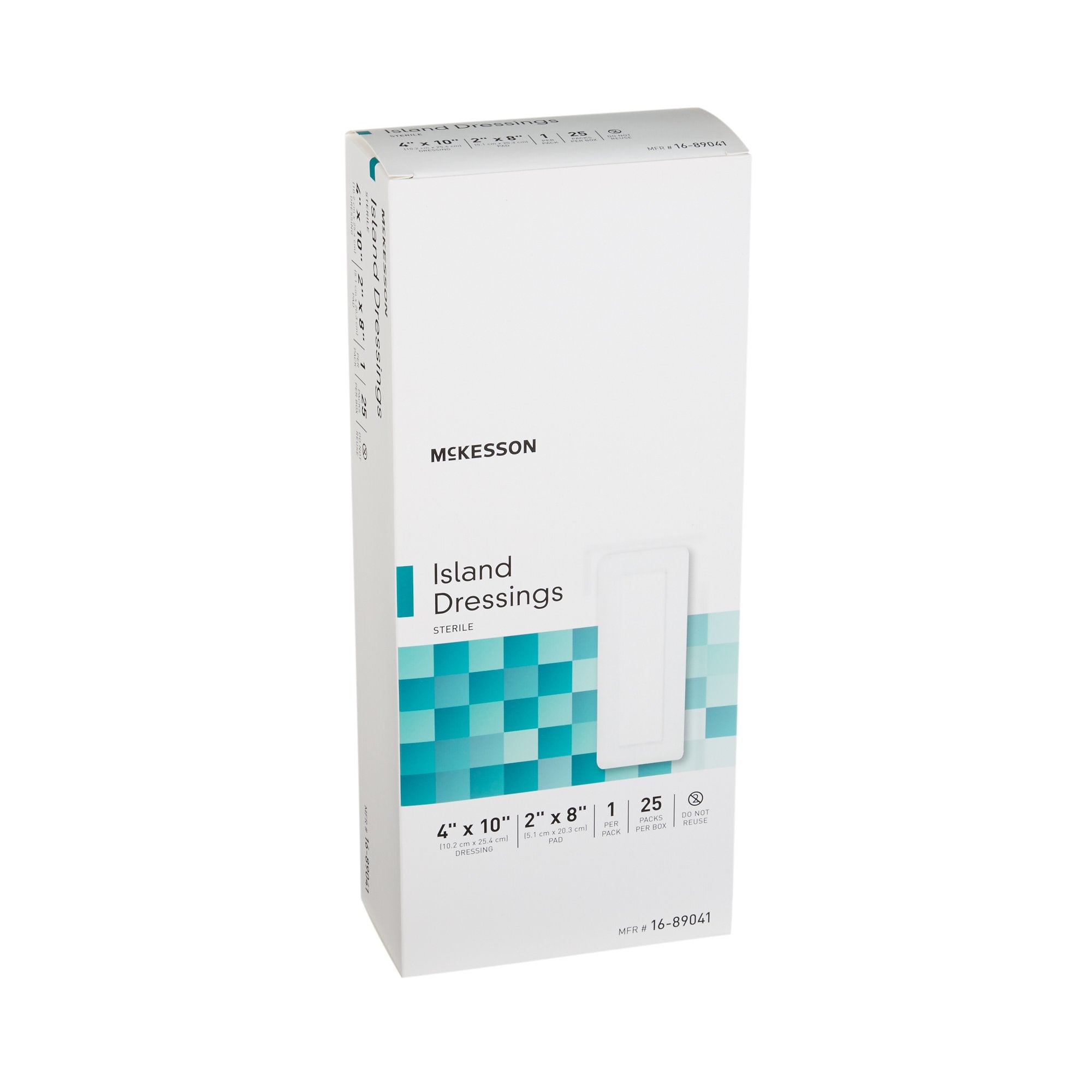 McKesson White Adhesive Dressing, 4 x 10 Inch