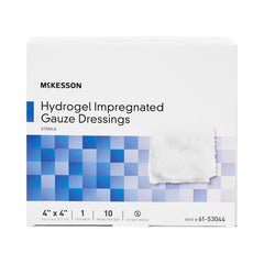 McKesson Hydrogel Gauze Dressing, 4 x 4 Inch