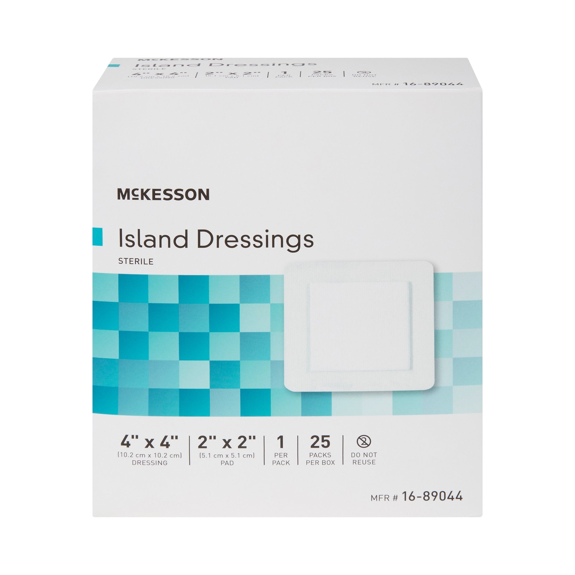 McKesson Adhesive Dressing, 4 x 4 Inch