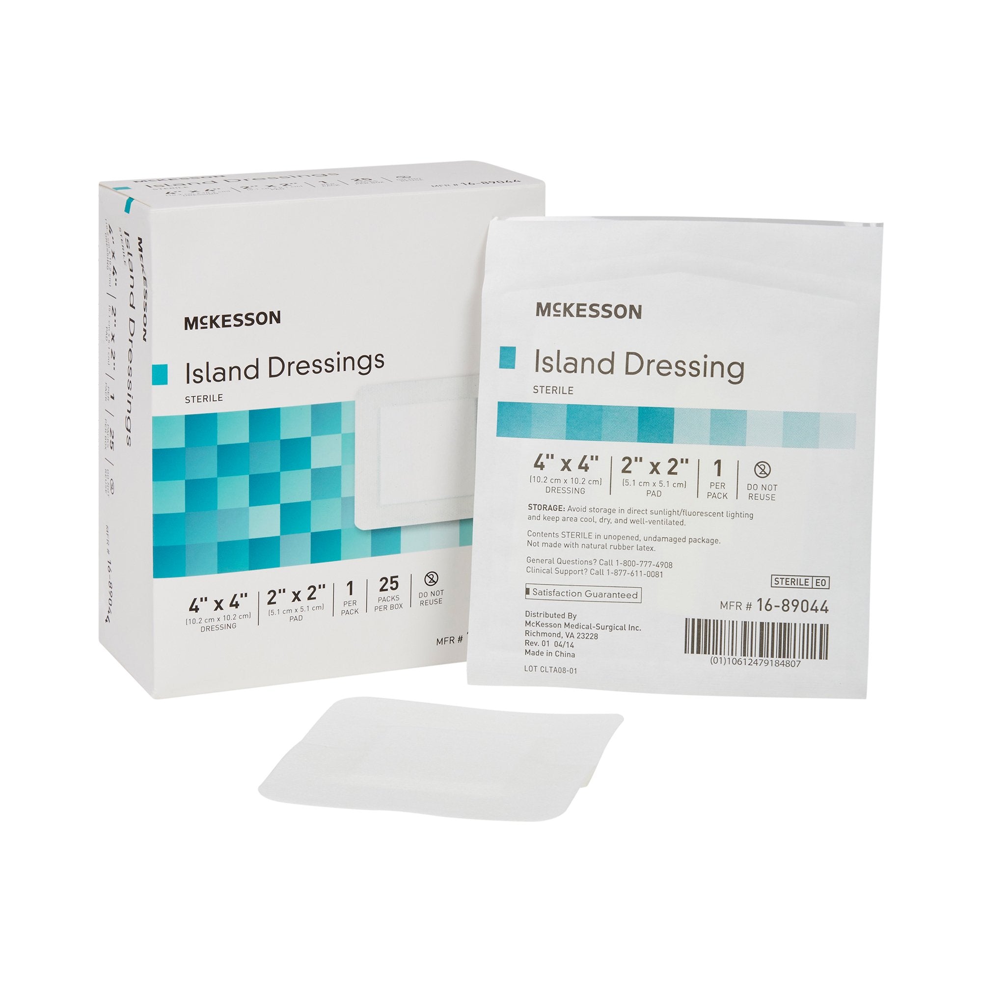 McKesson Adhesive Dressing, 4 x 4 Inch