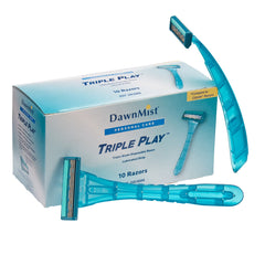 DawnMist Triple Play Facial Razor, Disposable