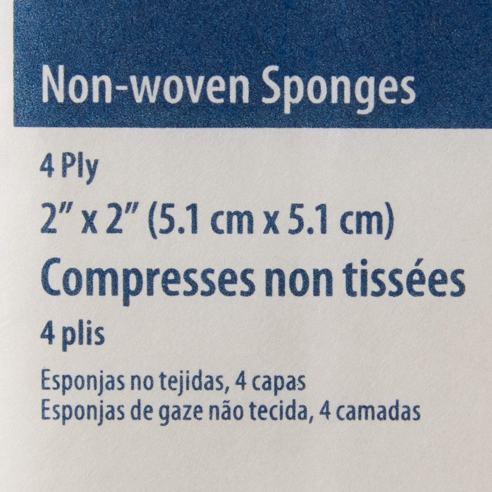 Dermacea NonSterile Nonwoven Sponge, 2 x 2 Inch