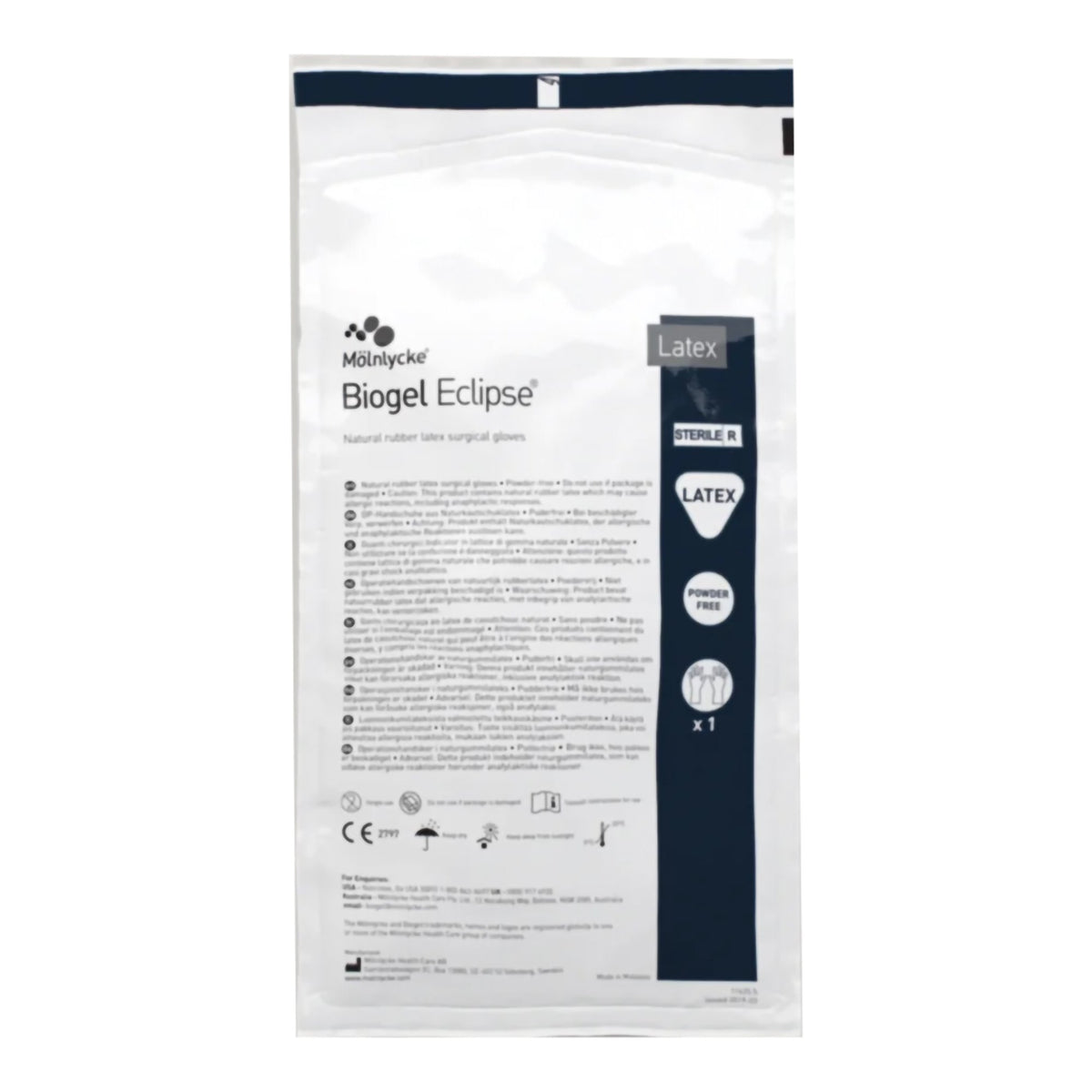 Biogel® Eclipse Latex Surgical Glove, Size 7.5, Straw Color