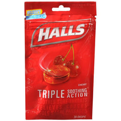 Halls® Menthol Cherry Flavor Cold and Cough Relief