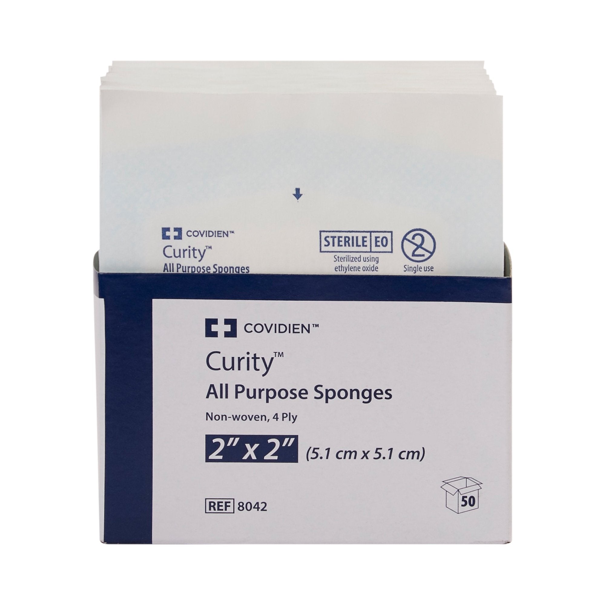 Curity Sterile Nonwoven Sponge, 2 x 2 Inch