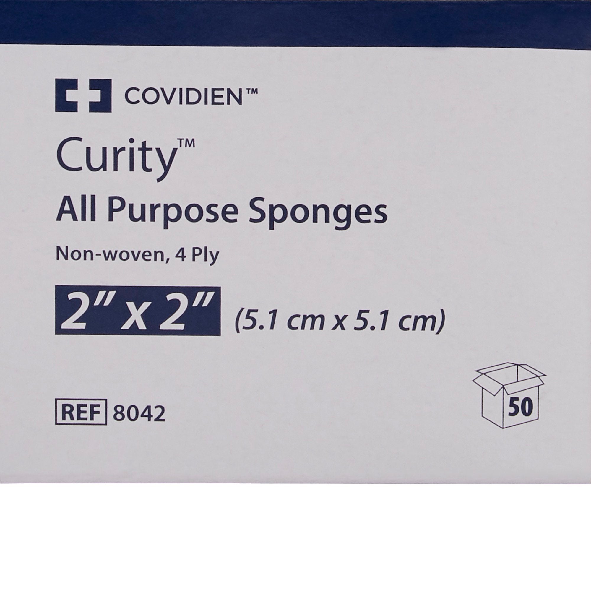 Curity Sterile Nonwoven Sponge, 2 x 2 Inch