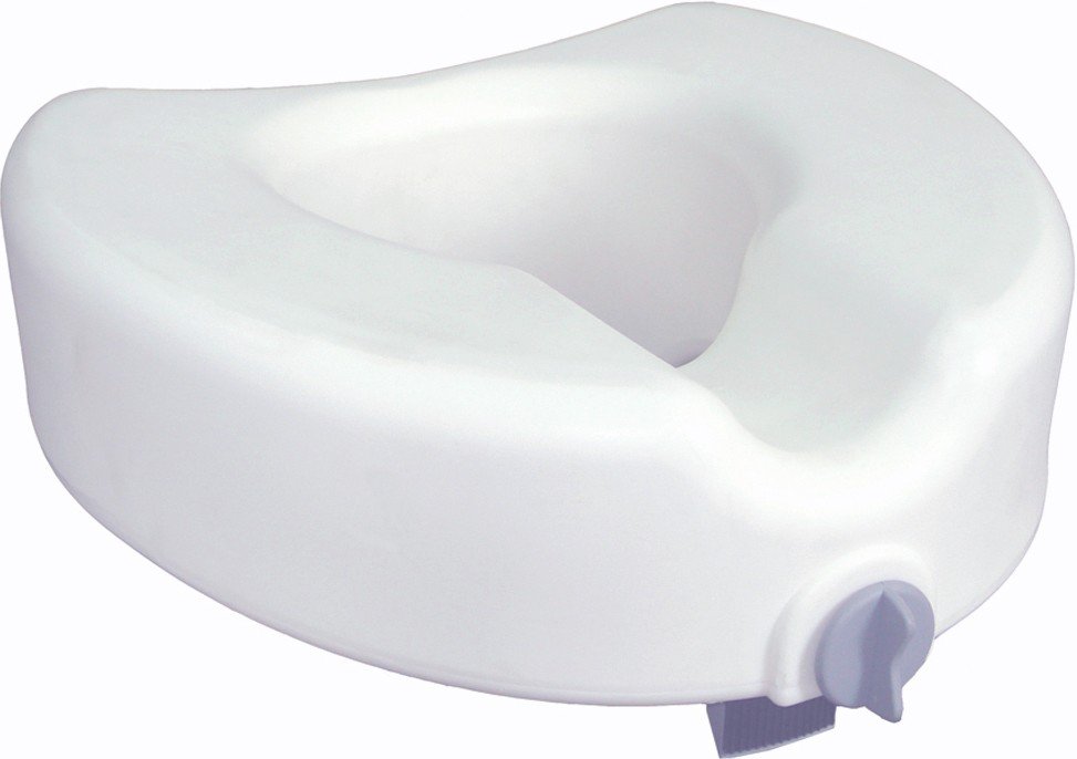 drive Premium Raised Toilet Seat, 17 x 16Â½ x 4Â½ Inch