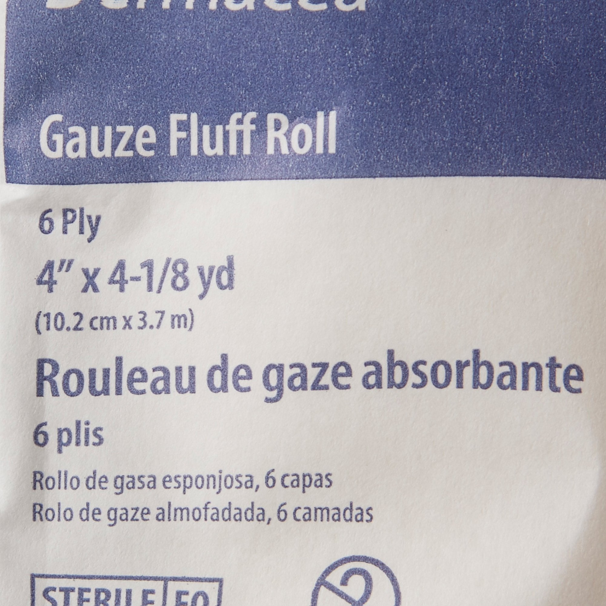 Dermacea Sterile Fluff Bandage Roll, 4in x 4-1/8 yd