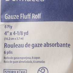 Dermacea Sterile Fluff Bandage Roll, 4in x 4-1/8 yd