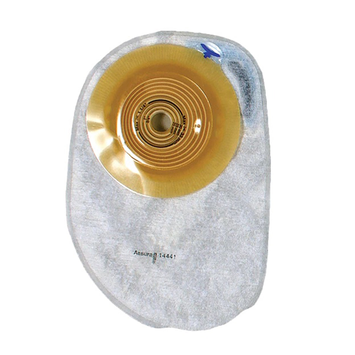 Assura® EasiClose One-Piece Closed End Opaque Ostomy Pouch, 7/8 Inch Stoma
