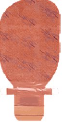 Assura® EasiClose Two-Piece Drainable Beige Colostomy Pouch, 10Â¼ Inch Length