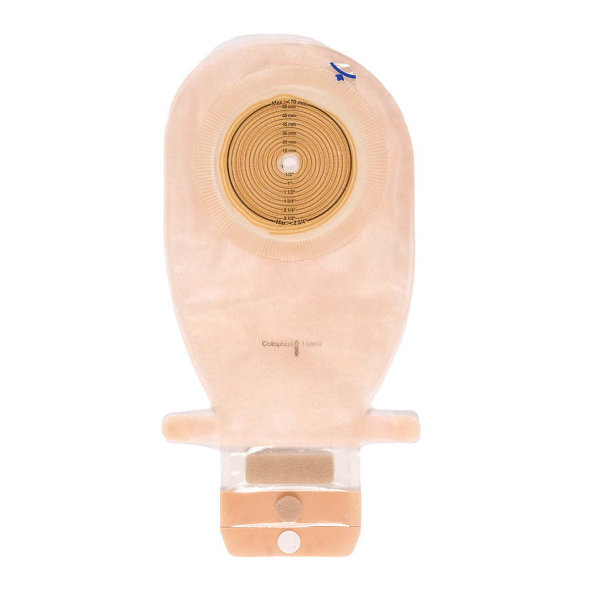 Assura® One-Piece Drainable Transparent Colostomy Pouch, 11Â½ Inch Length, 3/8 to 2Â¼ Inch Stoma