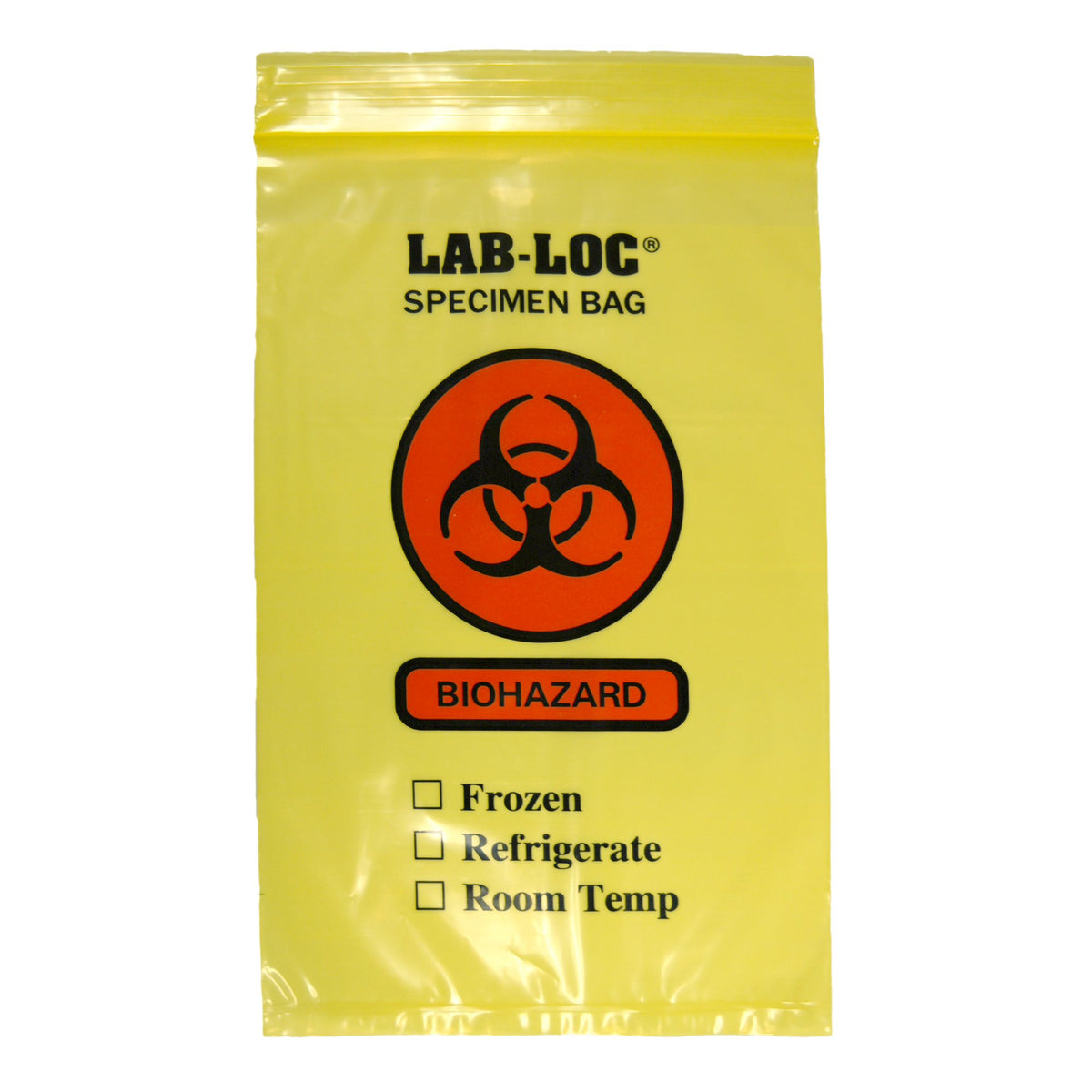 LAB-LOC® Specimen Transport Bag with Document Pouch, 6 x 9 Inch