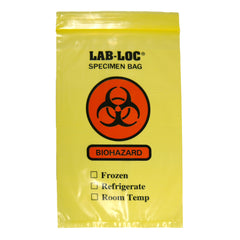 LAB-LOC® Specimen Transport Bag with Document Pouch, 6 x 9 Inch