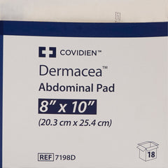 Dermacea Sterile Abdominal Pad, 8 x 10 Inch