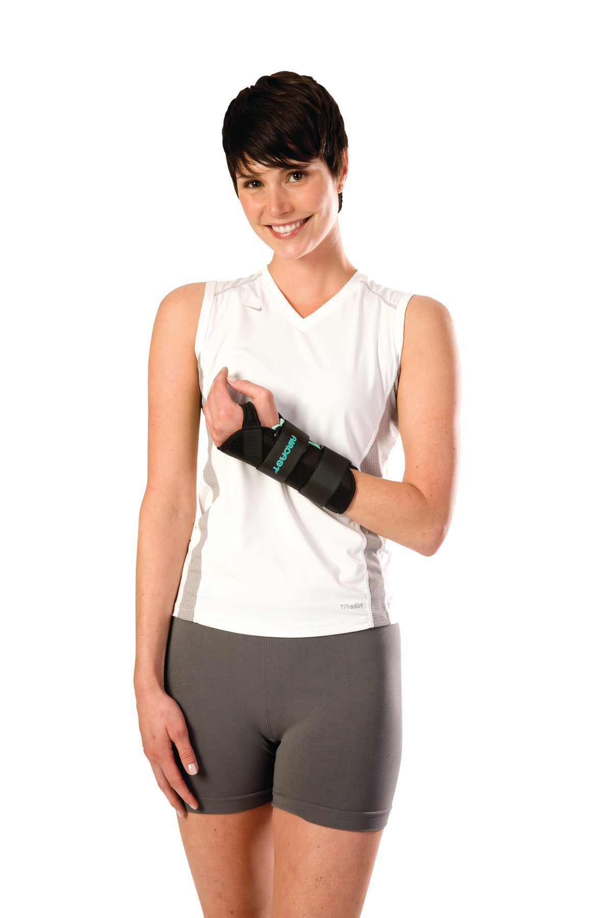 AirCast® A2 Left Wrist Brace With Thumb Spica, Large