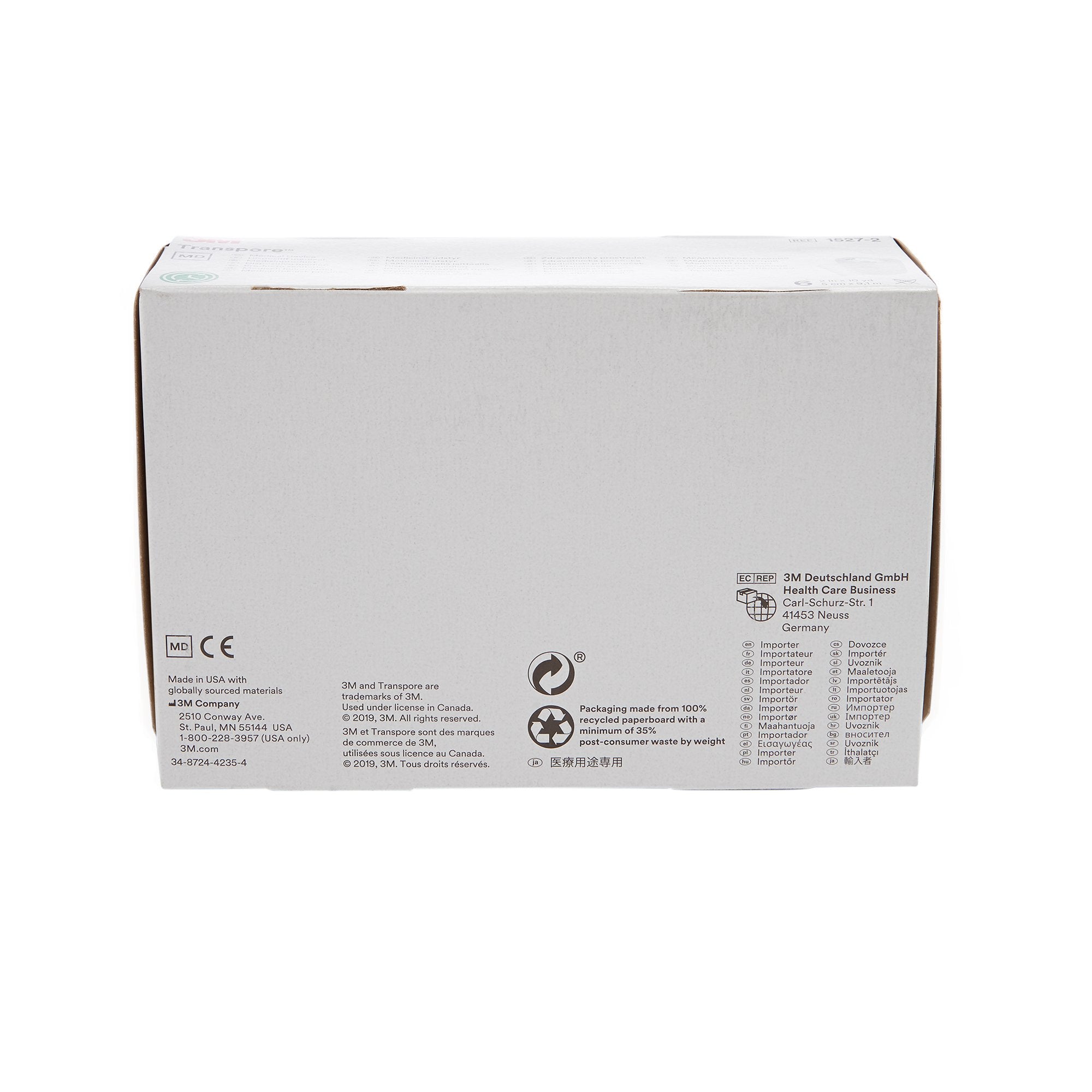 3M Transpore Plastic Medical Tape, 2 Inch x 10 Yard, Transparent
