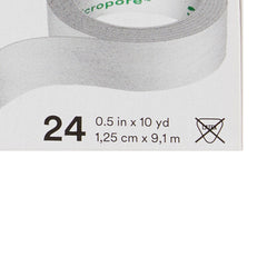 3M Micropore Paper Medical Tape, 1/2 Inch x 10 Yard, White