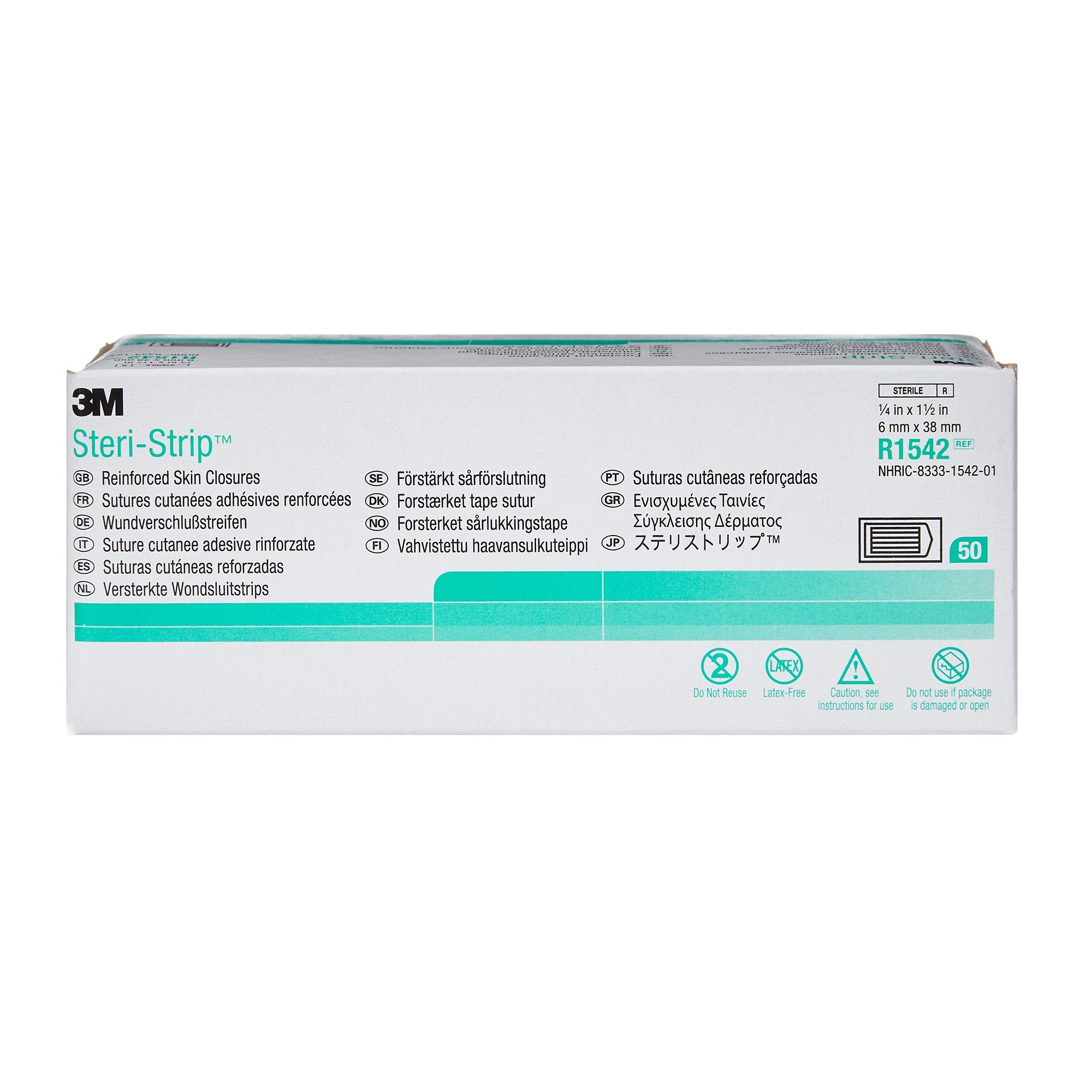 3M Steri-Strip Skin Closure Strip, 0.25 x 1.5 in.