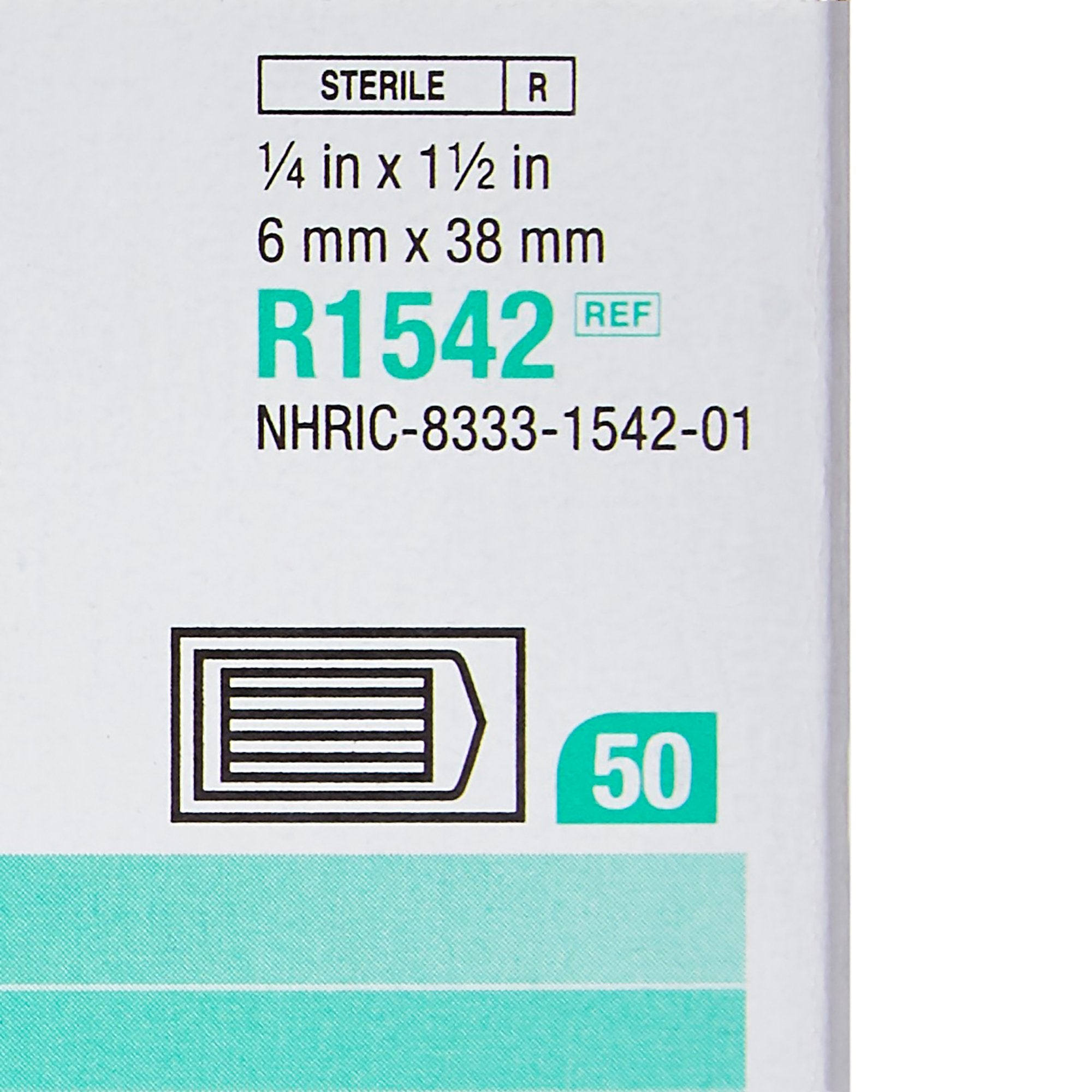 3M Steri-Strip Skin Closure Strip, 0.25 x 1.5 in.