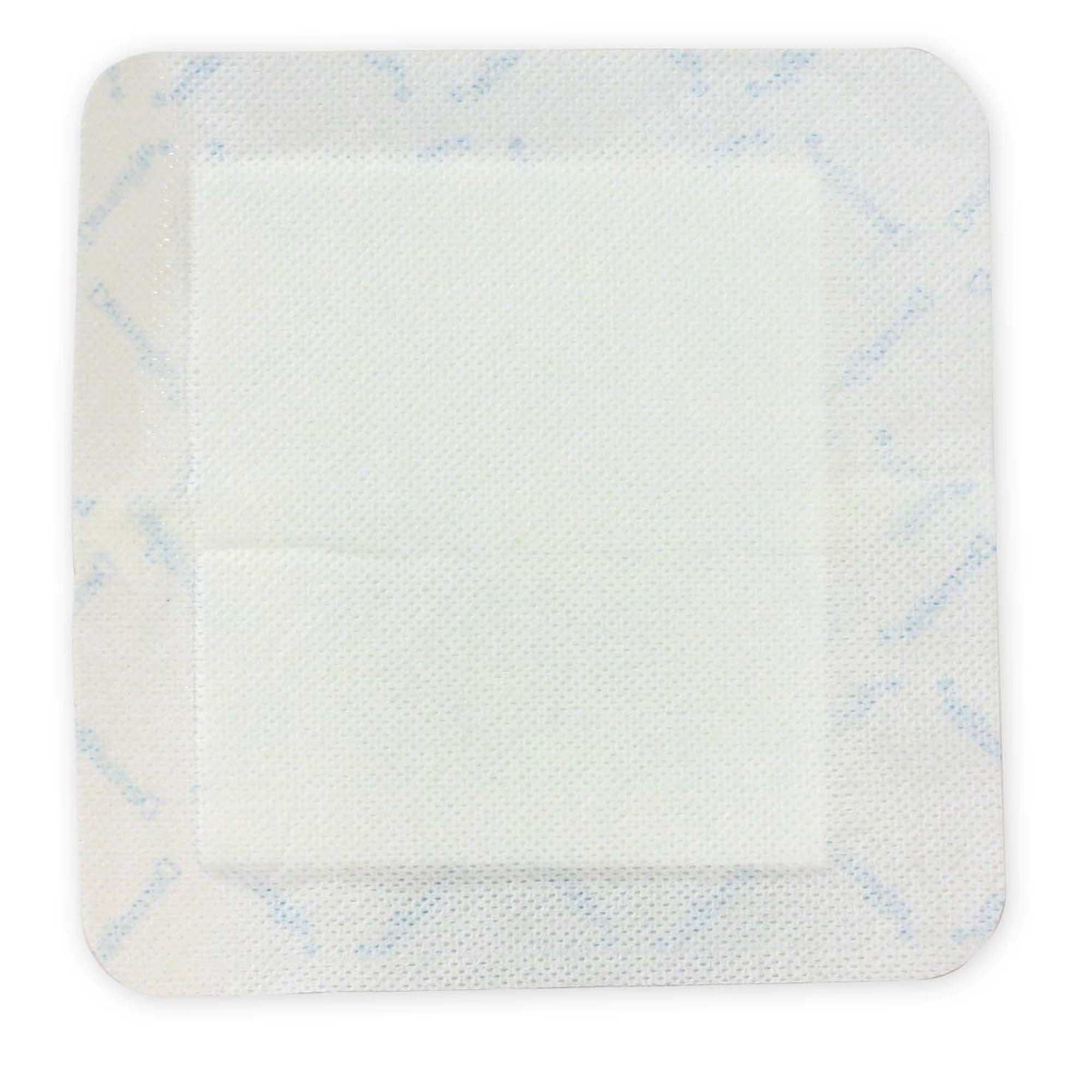DermaRite® Adhesive Dressing, 4 x 4 Inch, White, Non-Sterile