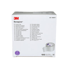 3M Durapore Silk-Like Cloth Medical Tape, 1 Inch x 1-1/2 Yard, White