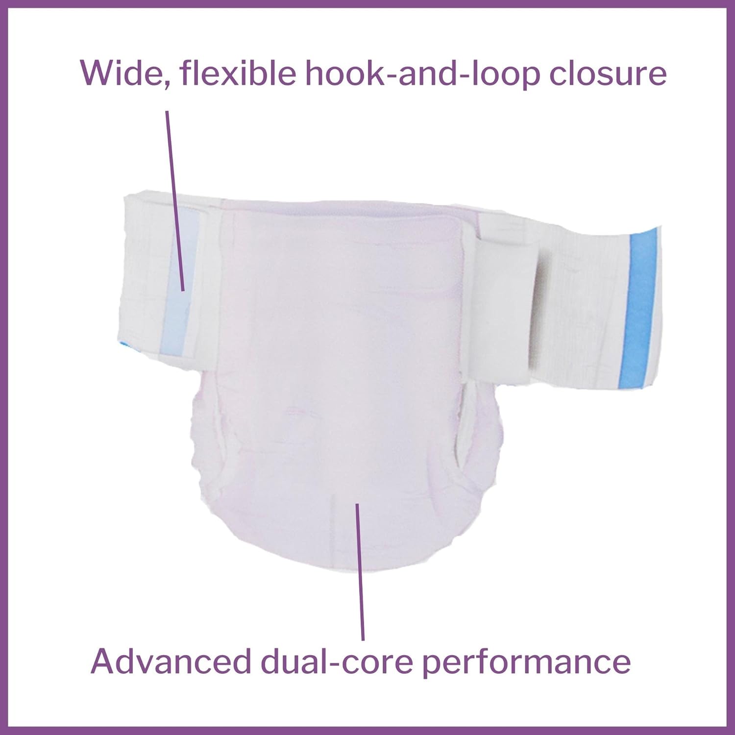 McKesson Extended Wear Stretch Briefs, Incontinence, Maximum Absorbency, Medium, 14 Count, 4 Packs, 56 Total