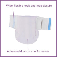 McKesson Extended Wear Stretch Briefs, Incontinence, Maximum Absorbency, Medium, 14 Count, 4 Packs, 56 Total