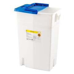 PharmaSafety Pharmaceutical Waste Container, 18 Gallon, 26 x 12Â¾ x 18Â¼ Inch