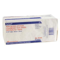 Dusoft NonSterile Nonwoven Sponge, 4 x 4 Inch